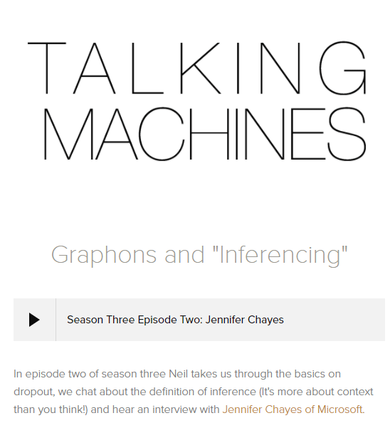 http://www.thetalkingmachines.com/