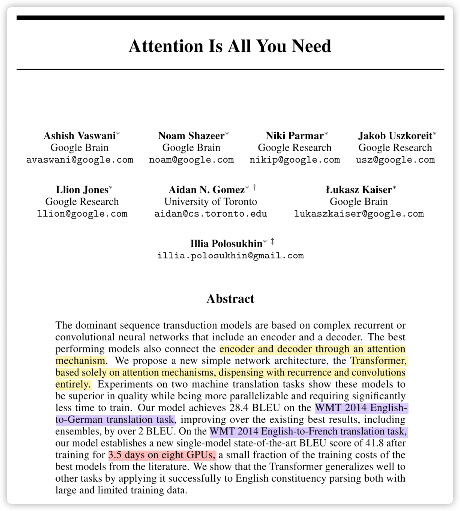 Attention is all you need