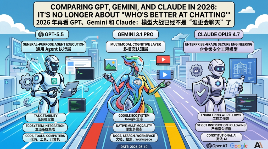 Comparing GPT, Gemini, and Claude in 2026: It’s No Longer About ‘Who’s Better at&nbsp;Chatting’